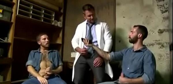  doctor having sex with two horny men